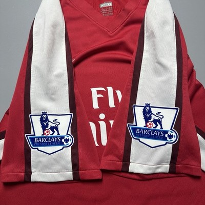 ARSENAL NIKE 2008/2010 FOOTBALL HOME JERSEY #25 ADEBAYOR SIZE “XL
