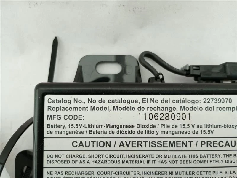 Chevrolet Camaro cupé OnStar batería de respaldo 2010 2011 2012 2013 2014 2015 Foto 3 de 4