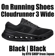 On Running Shoes Cloudrunner 3 Wide 3MG10091043 Black  Black