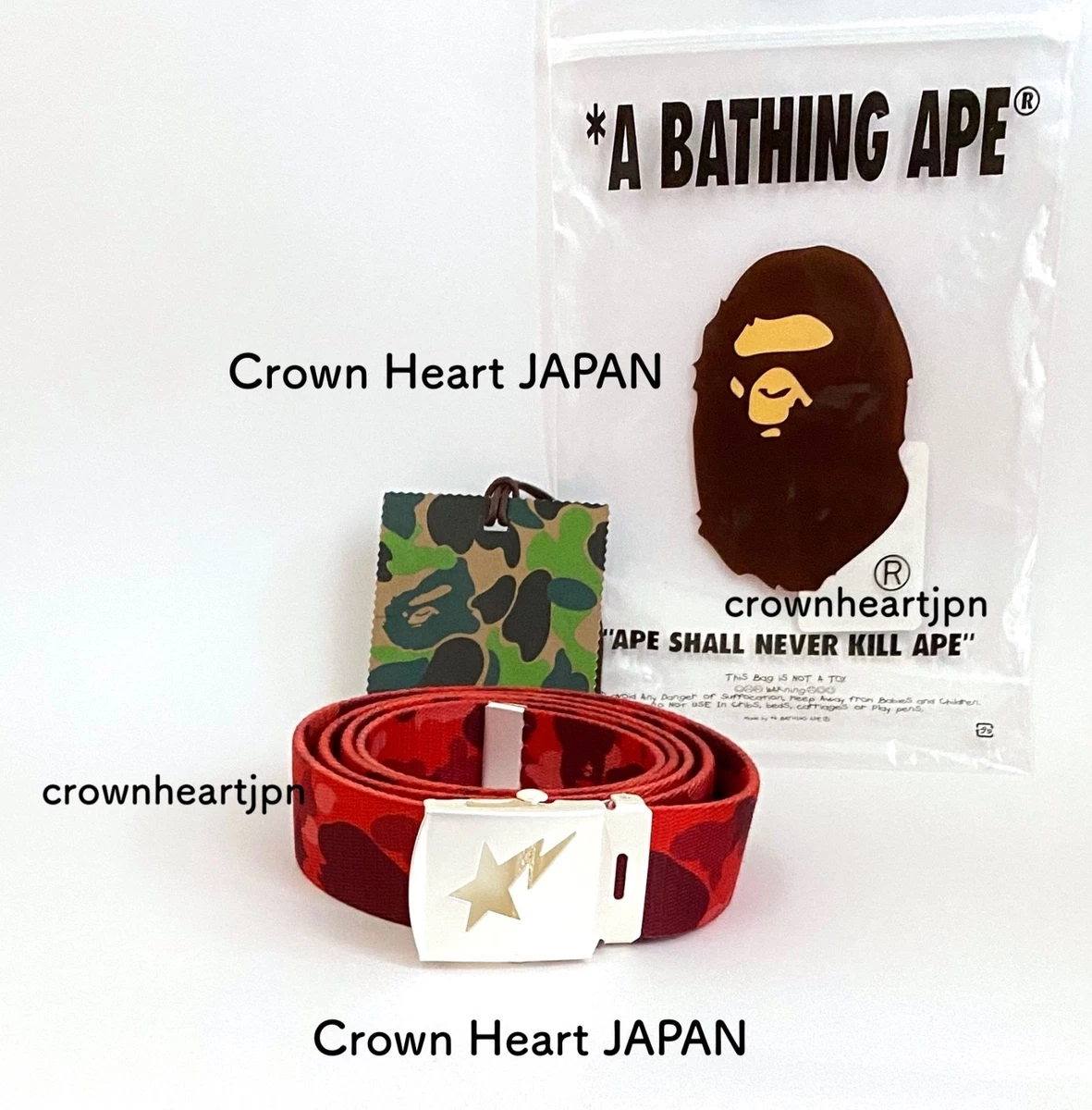 A Bathing Ape Belts for Men for sale | eBay