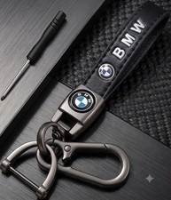 Bmw Schlüsselanhänger Leder Schwarz Metall M Motorsport Geschenk Geburtstag