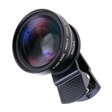 Phone Camera Lens 0.45x HD Wide Angle Lens 15x Macro Lens HD Lentes For iPhone