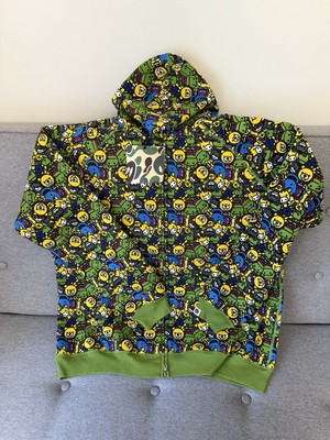 BAPE Baby Milo Animal Safari Full Zip Hoodie Size XL