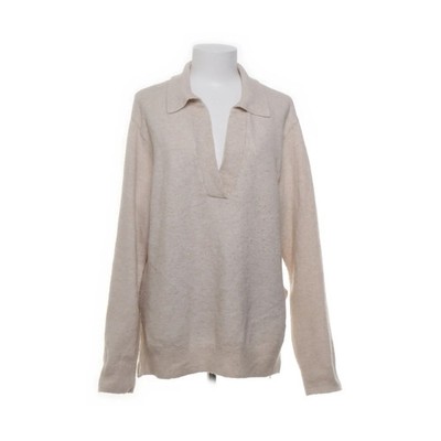 H&M, Strickpullover, Größe: XS, Beige, Acryl/Elasthan/Polyester/Wolle #MJa