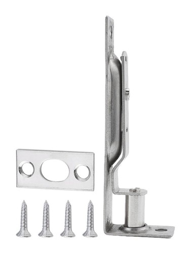 Stainless Steel Security Door Guard Bolt 4inch Flush Lever Latch Silver - Picture 13 of 22