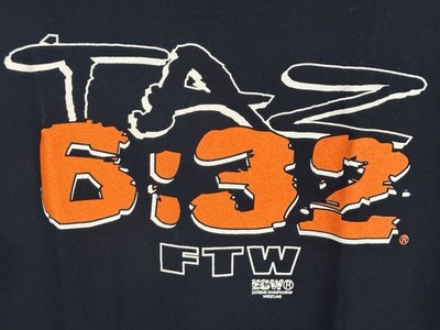 Vtg 90s ECW Taz Tazz 6:32 FTW Tee Tapout Pro Extreme Championship