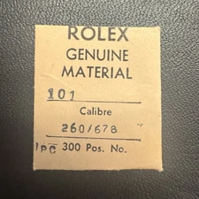 Genuine Rolex Original Part Minute Wheel Cal. 101 260/678 NOS 260 678 Bestfit