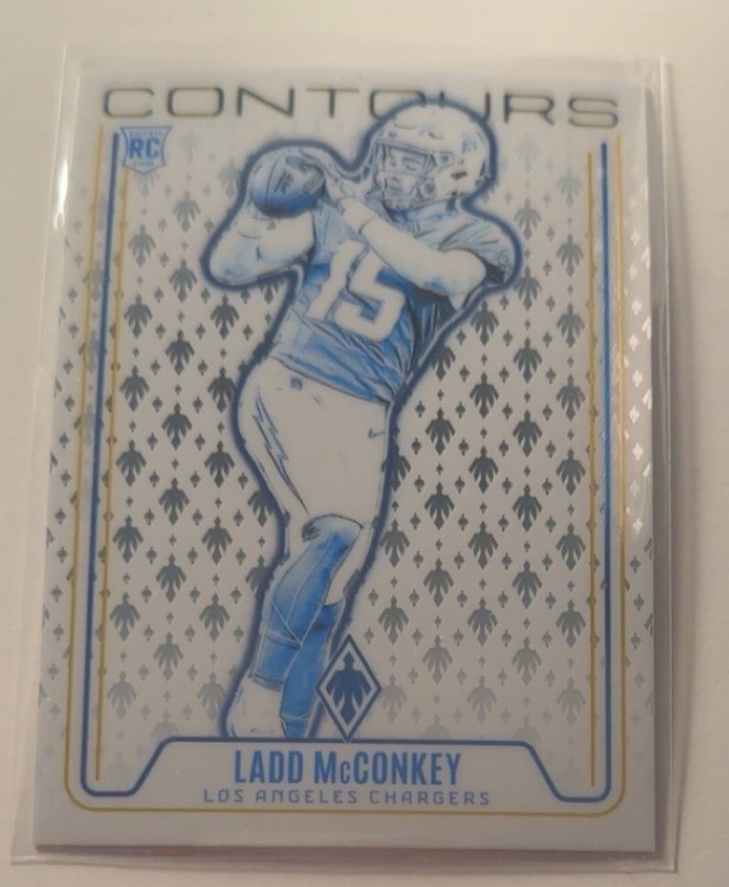 2024 Panini Phoenix - Contours Ladd McConkey #CON-LMY (RC)