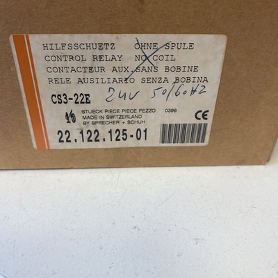 10x Sprecher + Schuh CS3-22E Hilfsschütz / Schütz (Ohne Spule)   NEU & OVP