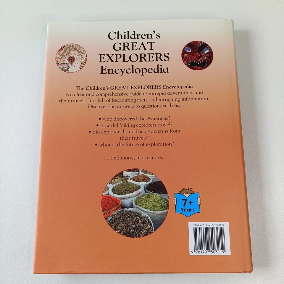 Children's Great Explorers Encyclopedia Hardcover Book History Educational - image 2 of 4