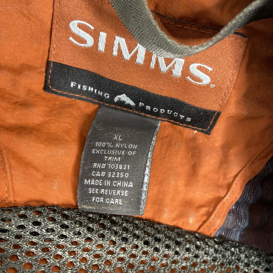Simms Fly Fishing Vest Orange XL - Image 2 of 4