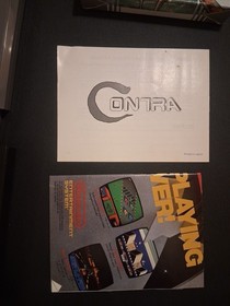 Contra IN BOX NES (NICE!!) (Tested Works)