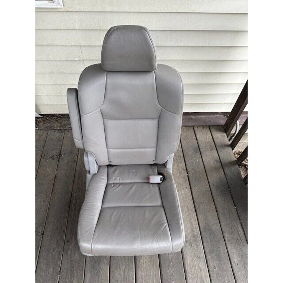 Conjunto de asiento lateral derecho Honda Odyssey 2011-2017 segunda fila cuero gris cálido Foto 2 de 4