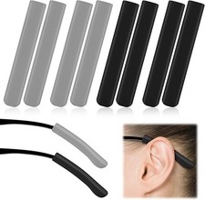4 Paar Silikon Brillenbügel Überzug Weich B...