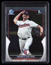 Andrew Walters 2023 1st Bowman Draft Chrome # Cleveland Guardians B014