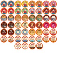 Coffee Pod Variety Packs Flavored Sampler, Assorted, Compatible with 2.0 K-cup