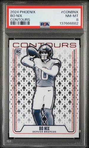 2024 PANINI PHOENIX CONTOURS #CONBNX BO NIX ROOKIE RC PSA 8