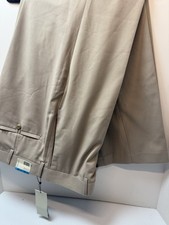 Perry Ellis Portfolio Men  s Tan Dress Pants 36x30 NWT 292