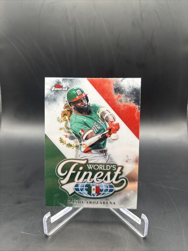 Randy Arozarena 2026 Topps Finest #WF-31 World's Finest Refractor Mexico Mariner