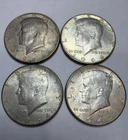 Lot Of 4- 1964 Kennedy Half Dollar - 90% Silver Coins- Beautiful Condition