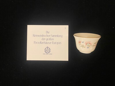 Reisweinbecher Franklin Mint Minton Porzellan Super Selten!