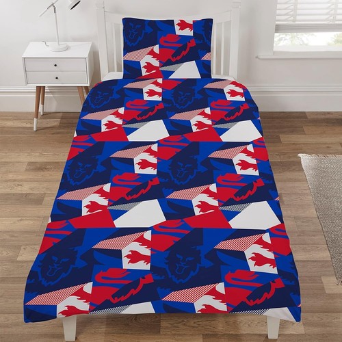 England Single Duvet Set Kids England FC Bedding Set 3 Lions Official Licensed - Picture 3 of 4