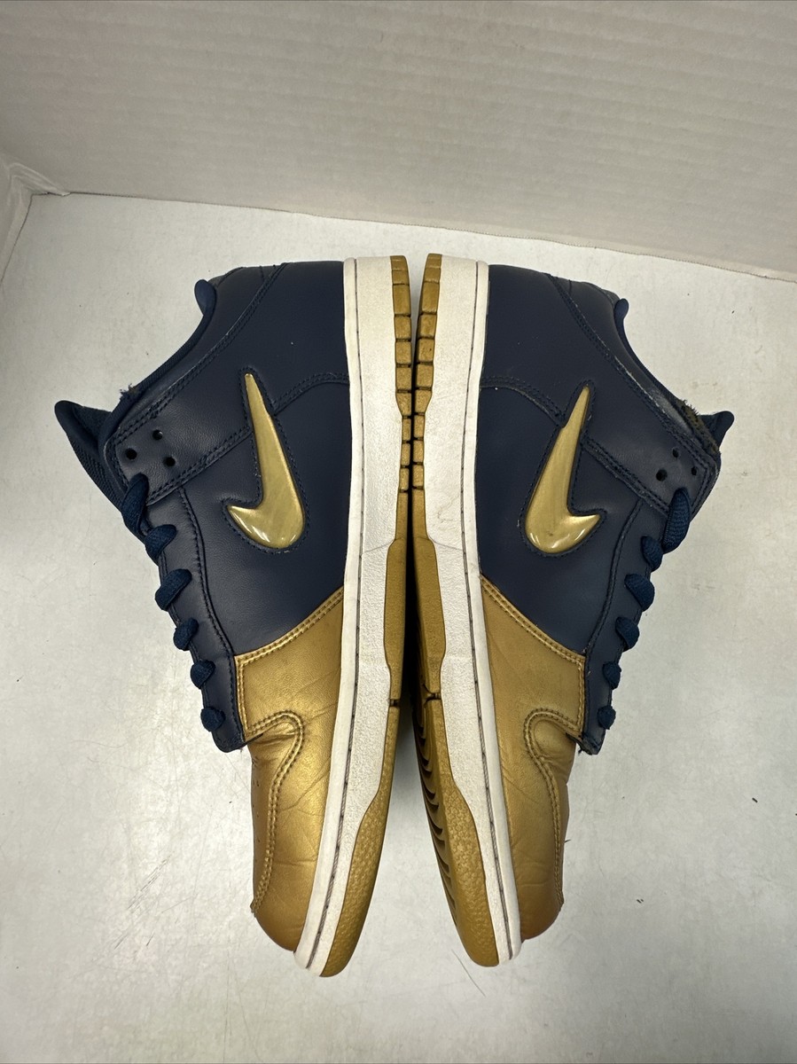 Nike Supreme x Dunk SB Low QS Metallic Gold 2019 Size 12