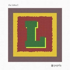 The Letter L Needlepoint Kit or Canvas
