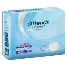 Attends Overnight Protective Underwear, X-Large 58 - 68in BG/12 #APPNT40