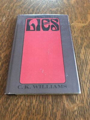 Lies, C. K. Williams, Signed, Hardcover  First Edition