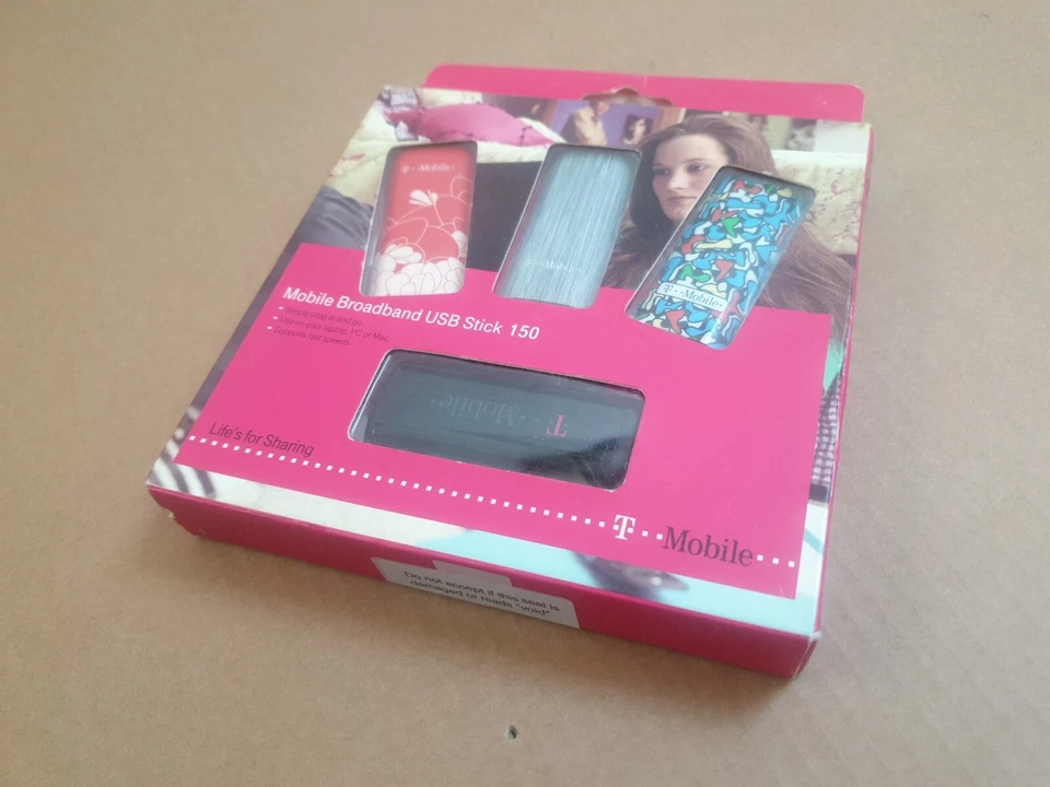 T-Mobile 150 Broadband 3G USB Stick Windows Mac Internet 4GB Wireless Device  - Image 2 of 4