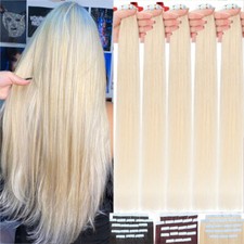 CLEARANCE Skin Weft Tape in Human Hair Extensions Real Hair THICK Full Head 200g