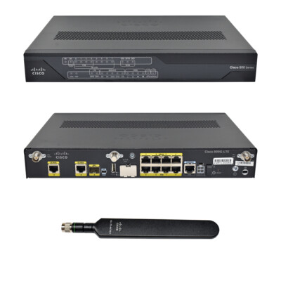 Cisco C890-LTE C899G-LTE-GA-K9 8-Port Gigabit Integrated Services Router