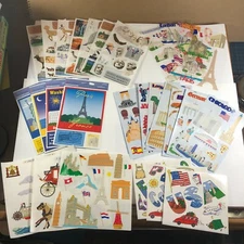 29 Mrs Grossmans Travel Stickers Vacation USA Europe National Parks Cities Meyer