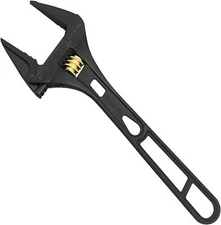 FUJIYA Tools, FLA-43-BG, Adjustable wrench, -Black & Gold color-