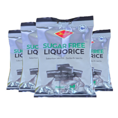 Halva Zuckerfreies Soft Eating Lakritz 90g - 4er Pack