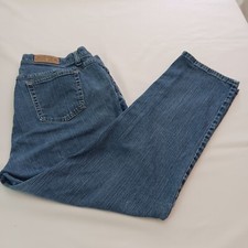 Denim Riders Women's Straight Leg High Rise Blue Jeans Size 18WP (38×28.5)