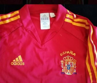 Maillot Domicile Espagne 2004/2005 – Adidas – Taille L – Occasion