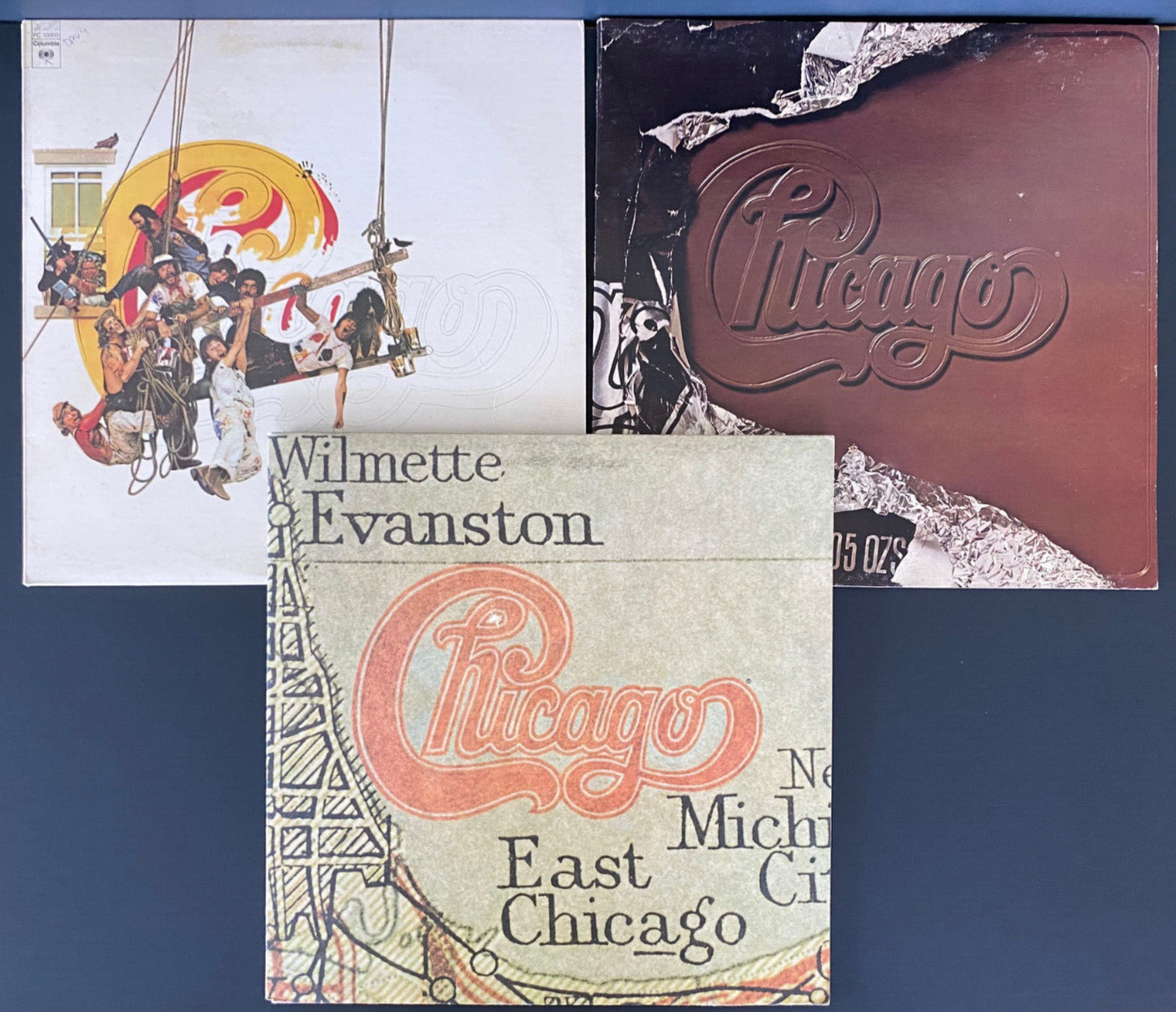 CHICAGO ~ LOT OF 3 LPs ORIG PRESSING FULLY TESTED VINYL VG+