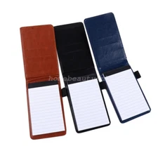 Multifunction Pocket Planner A7 Notebook Small Notepad Notes Book Leather Cover