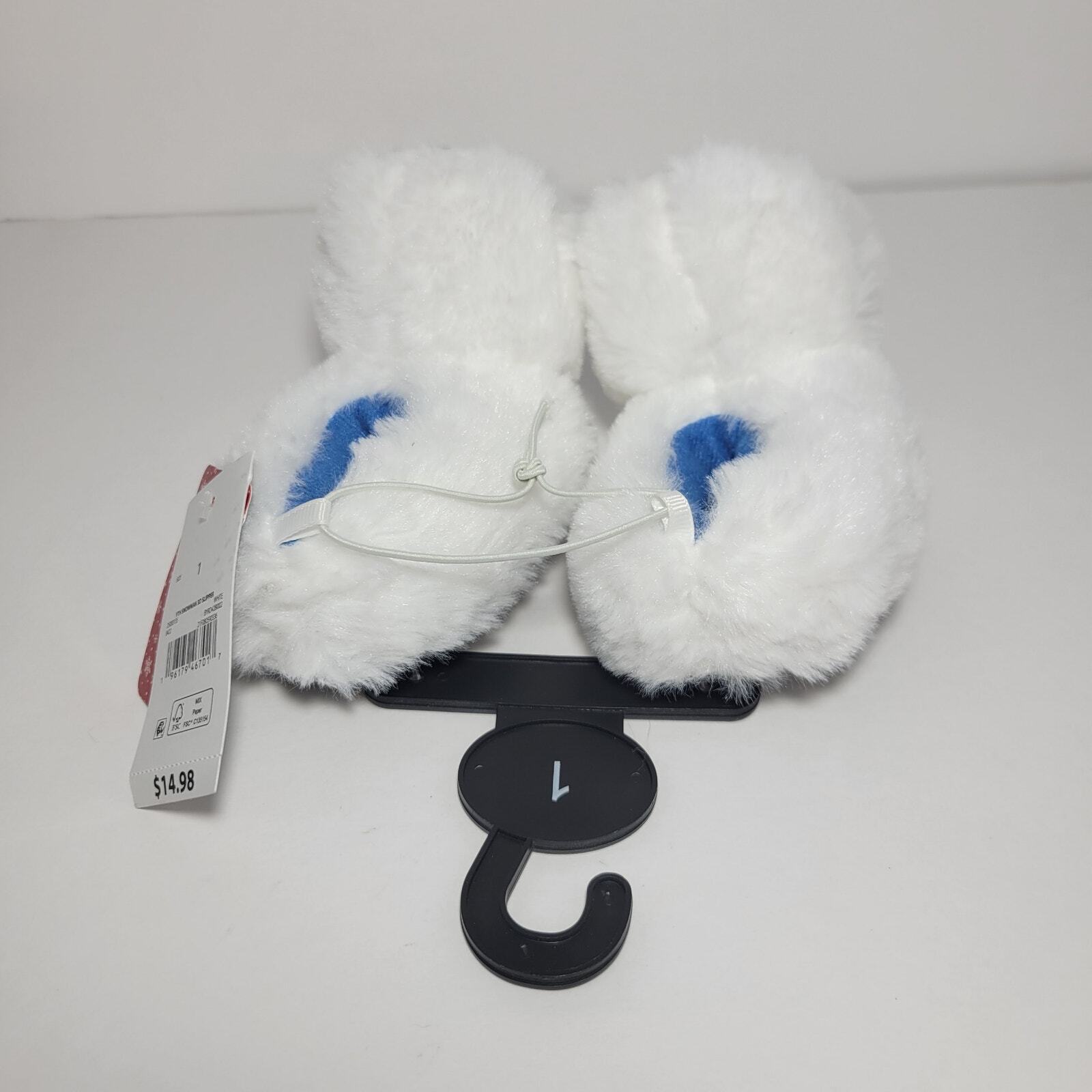 APL Rudolph la renna dal naso rosso abominevole pupazzo di neve bambini pantofole taglia 1