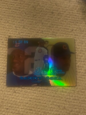 Sammy Sosa 1999 flair showcase legacy #16/99 | eBay