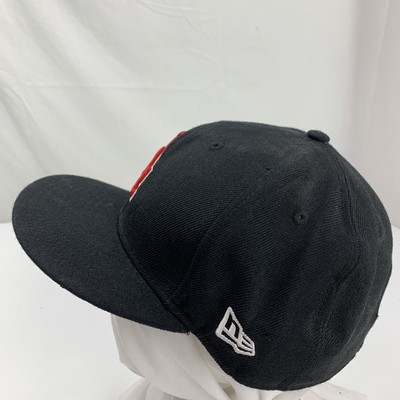 Los Angeles Dodgers Black Red New Era Ball Cap Hat Fitted 7 1 2 Baseball Ebay