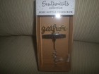 Sentiments Fall Thanksgiving Gold Silver "gather" Wine Bottle Corkscrew NWT