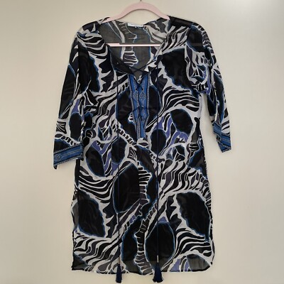 EMILIO PUCCI Runway Multicolored Signed Beach Kaftan Dress Size IT 42 US 8  | eBay