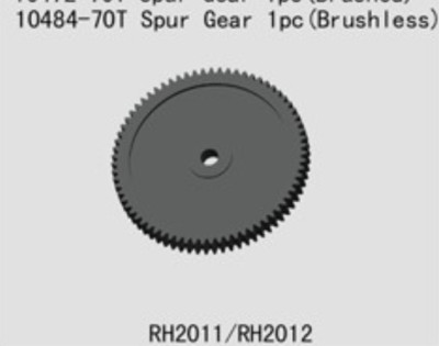 VRX Racing  70T Plastic Spur Gear Mod .6