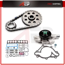 Head Gasket Set Timing Chain Kit Water Pump For 98-03 Dodge Durango Ram 1500