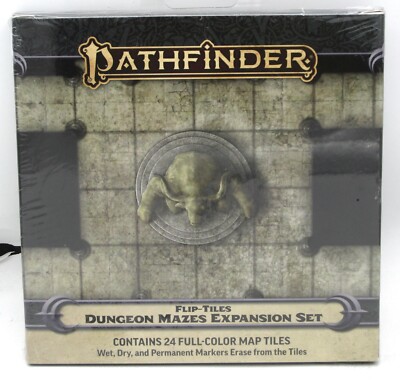 Pathfinder Flip-Tiles PZO4080 Dungeon Mazes Expansion Set (24 Map Tiles) Terrain