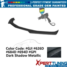 Fits 16-24 Chevy Camaro 1LE Front Bumper Lip ABS #GJI Dark Shadow Metallic