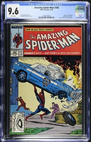 Amazing Spider-Man #306 (1988) McFarlane Action 1 Homage CGC 9.6 AA688
